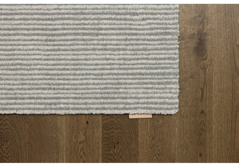 Covor crem din lână 160x240 cm Calisia M Ribs – Agnella