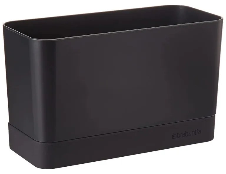 Organizator pentru chiuveta Brabantia SinkSide 1000209, Antiderapant, Silicon, Gri inchis