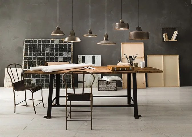 Pendul design minimalist Industrial Style, diam.30cm, Officina 268.01.FF