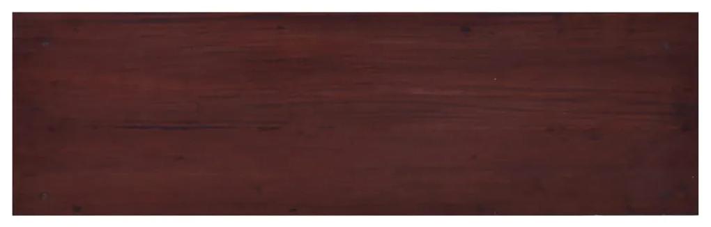 Comoda TV, maro clasic, 100 x 30 x 45 cm, lemn masiv de mahon 1, classical brown