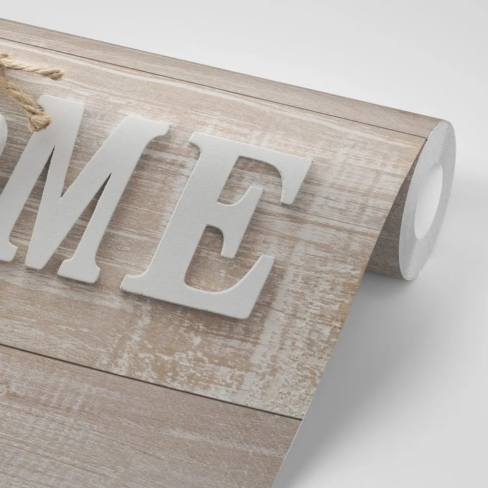 Tapet cu inscripția Home în design vintage