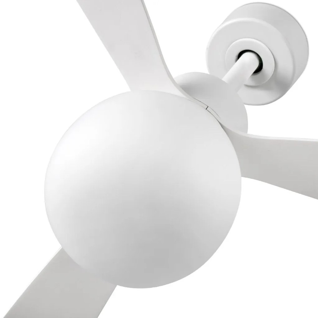 Lustra cu Ventilator si telecomanda AMELIA L BALL LED alb