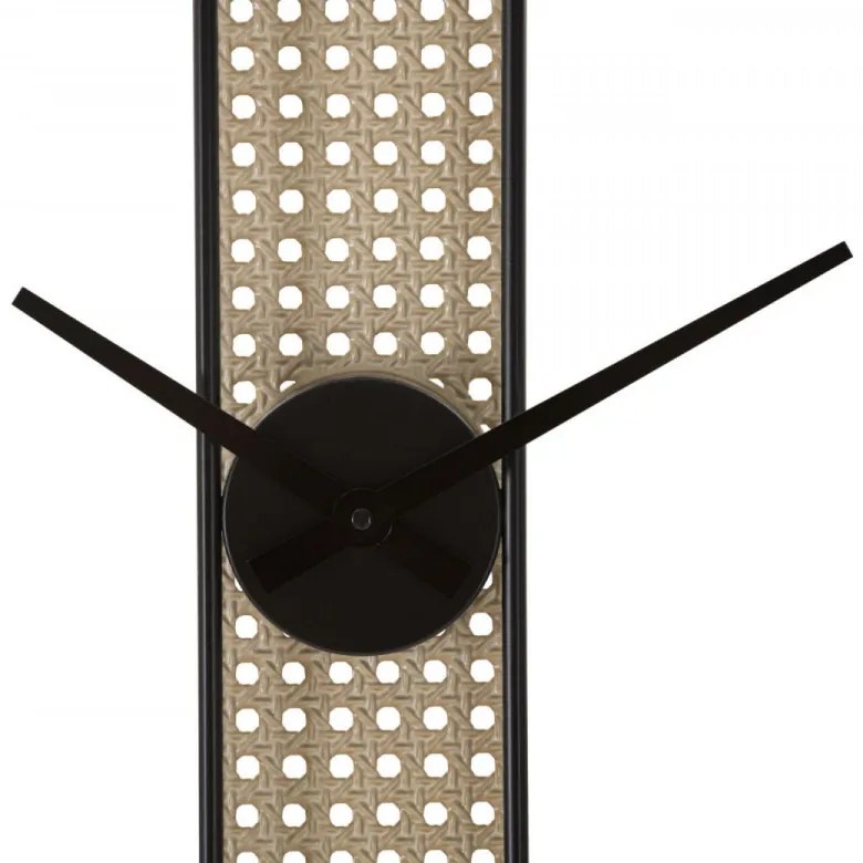 Ceas decorativ negru din metal, ∅ 60 cm, Ribby Mauro Ferretti