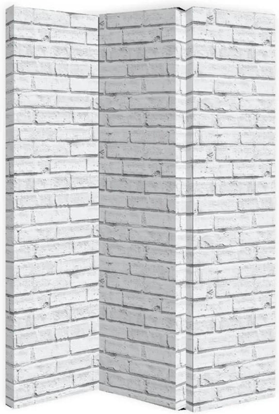 Arthouse Paravan - White Brick 120x150 cm