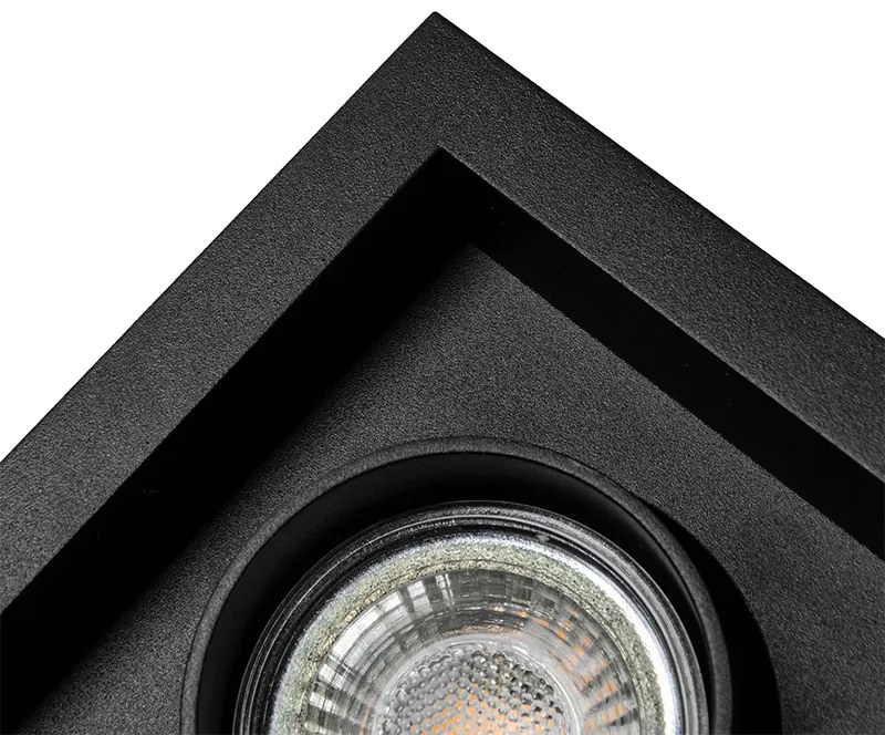 Spotlight modern îngropat negru reglabil - Roof