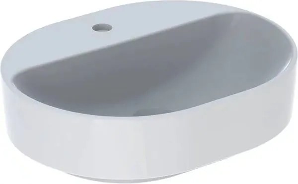 Lavoar pe blat Geberit Variform 50 cm fara orificiu preaplin