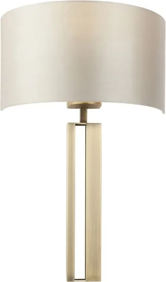 Lampă de perete Endon 95452, 1xE27/10W/230V, bej/auriu