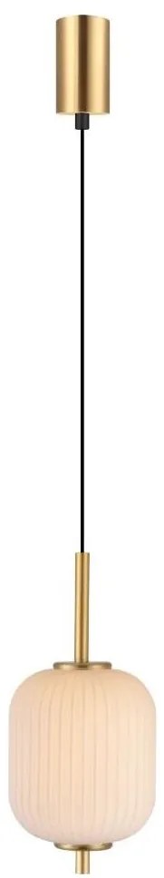 Zuma Line 003064-034751 - Lustră LED suspendată pe cablu AKARI, LED/6,5W/230V, Ø 13 cm, aurie