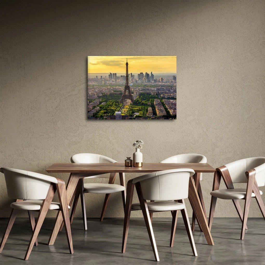 Tablou - Panorama Parisului (70x50 cm)