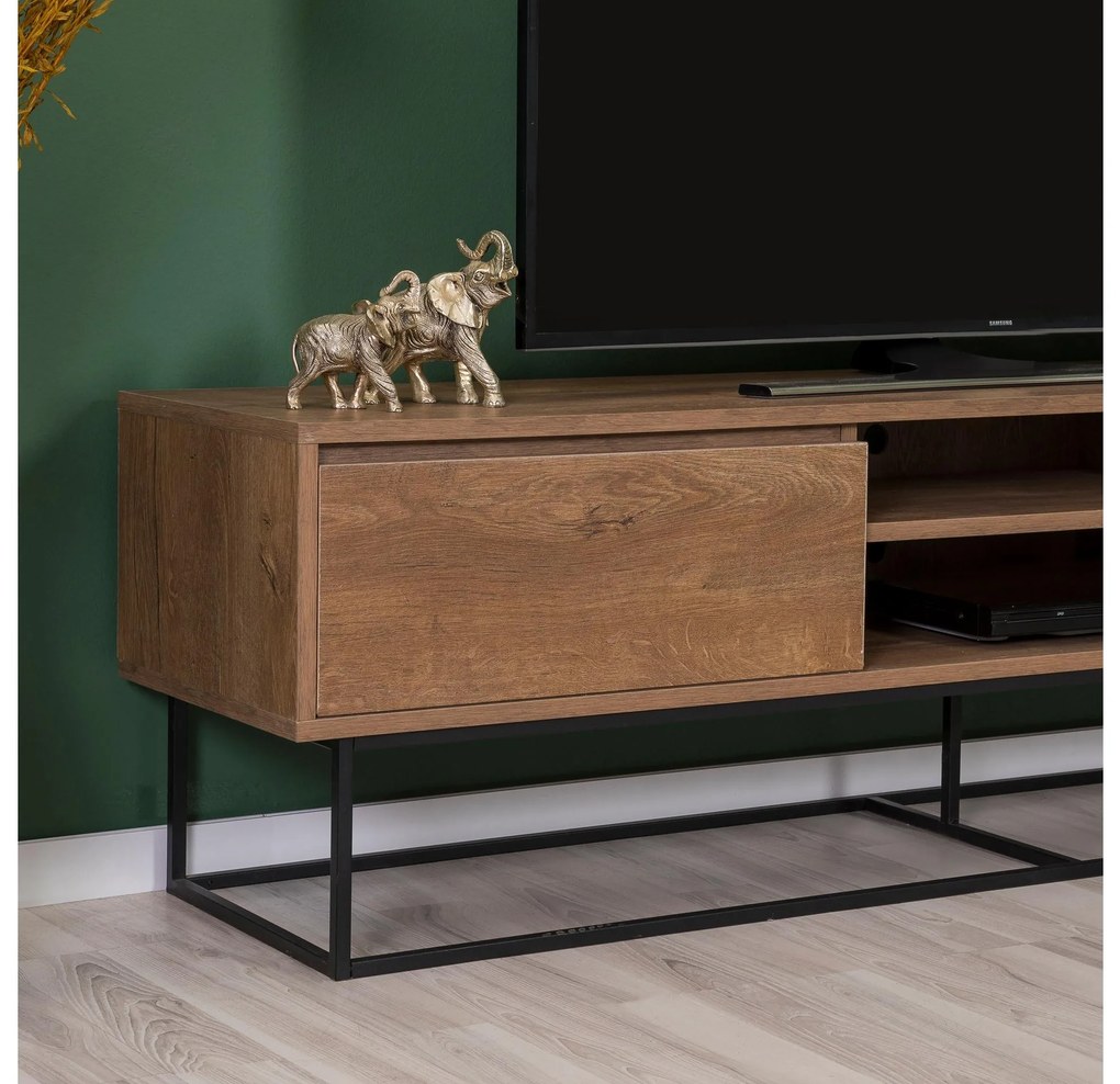 Set mobilier living Laxi 11 (nuc + negru). 1107123