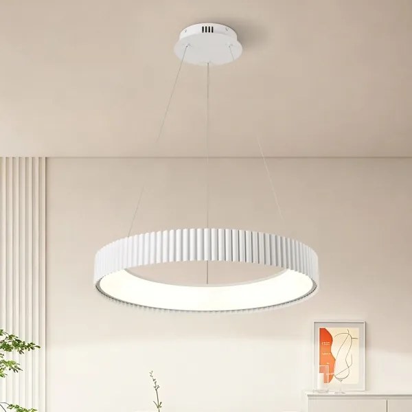 Brilagi - Lustră LED reglabilă FALCON MODERN LED/54W/230V Ø 60 cm albă + telecomandă