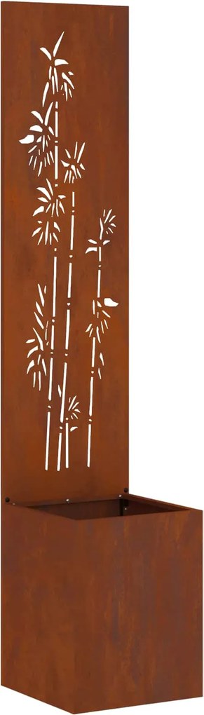 vidaXL Ecran de intimitate pentru grădină Ruginit 32 x 32 x 150 cm