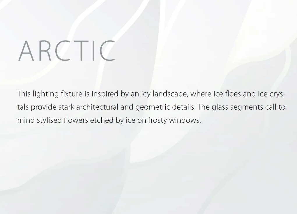 Lustra aplicata moderna LED Vision design LUX ARCTIC 04 – CH