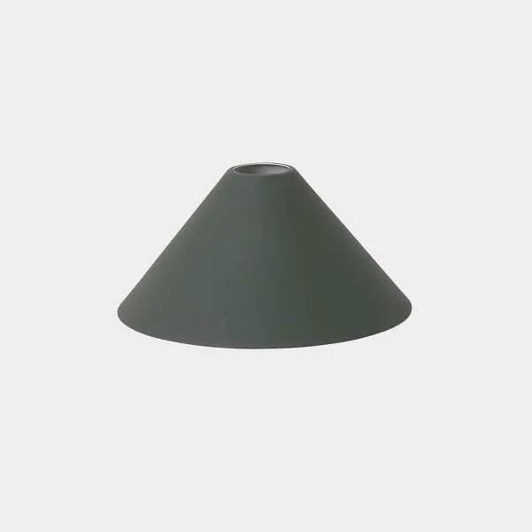 Abajur Cone Collect - Metal Verde Inchis Inaltime(12 cm) x Diametru(25 cm) x W(25 cm)