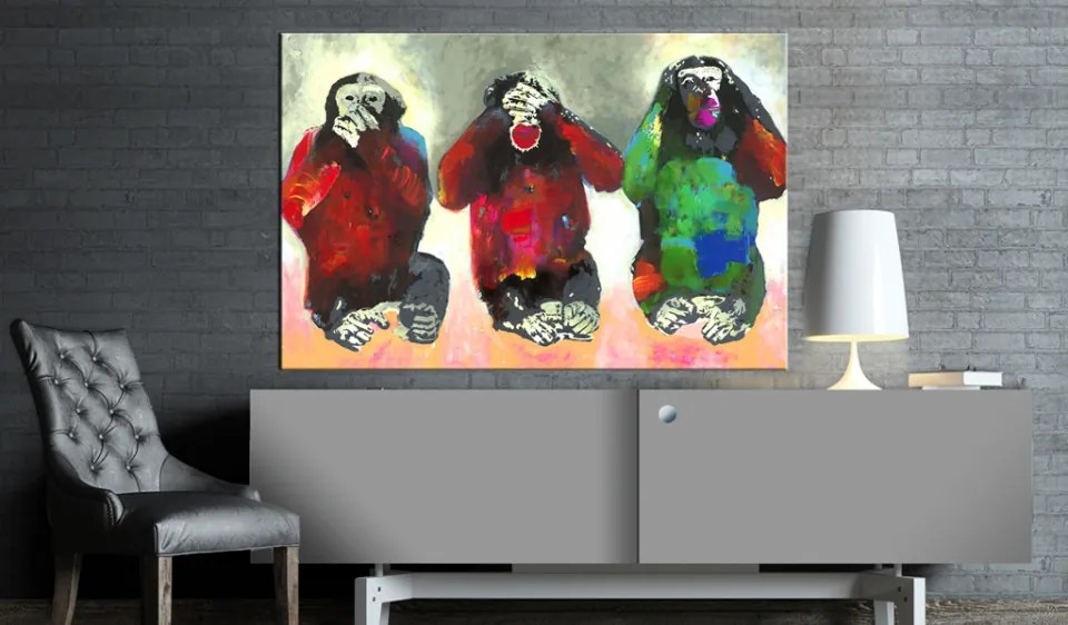 Lichidare Tablou - Three Wise Monkeys