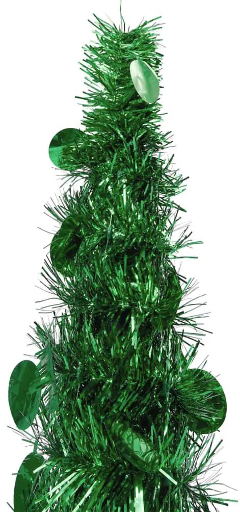 Brad de Craciun artificial tip pop-up, verde, 150 cm, PET 1, Verde, 150 cm