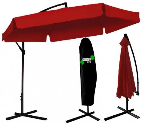 Umbrelă de grădină 350cm RED Trabem