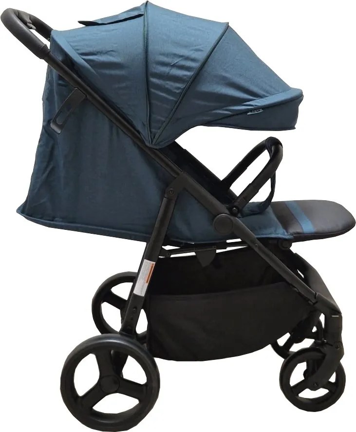 Carucior nou nascuti 2 in 1 BABY CARE™ PRO S 508, Cadru aluminiu, Spatar reglabil in 3 trepte, Husa picioare, Frana picior, Pliabil, Albastru