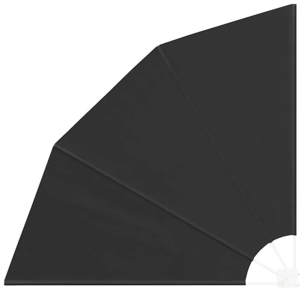 vidaXL Ecran de intimitate pentru balcon Manual Antracit 160 x 160 cm
