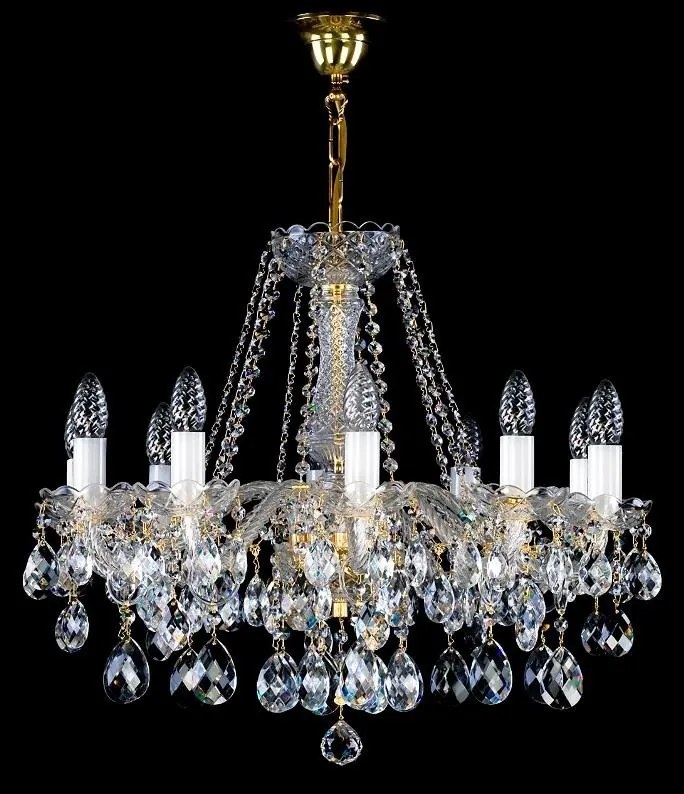 Candelabru Cristal Bohemia Exclusive 10 brate, diam. 65cm Heidi X CE