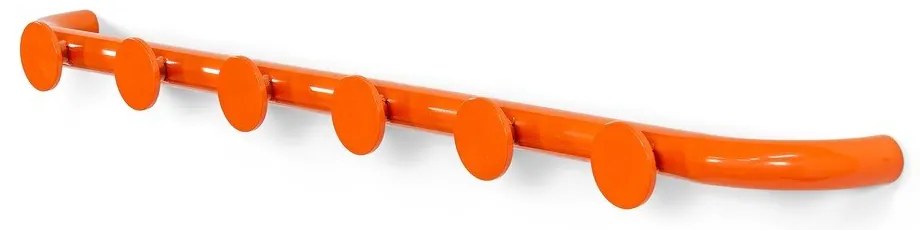 Cuier de perete portocaliu din metal 75 cm Retro – Spinder Design