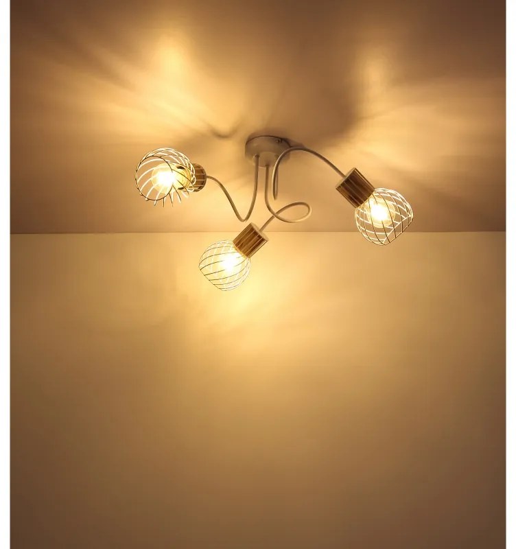 Lustra aplicata design modern LUISE alb 54012-3 GL