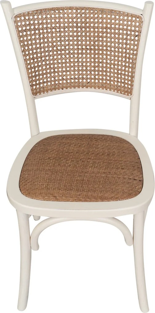 Scaun Thonet din lemn masiv si sezut din ratan