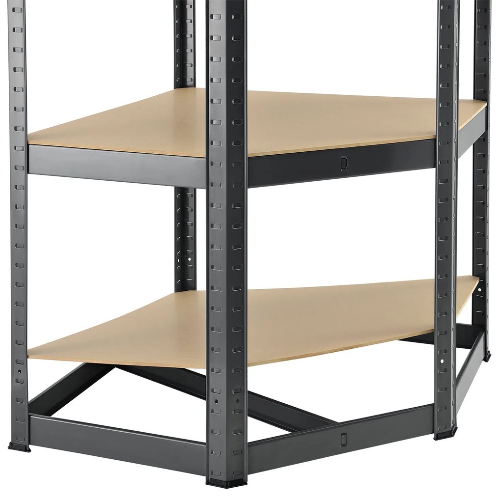 Juskys Raft de colt Basic 180 x 70 cm - gri
