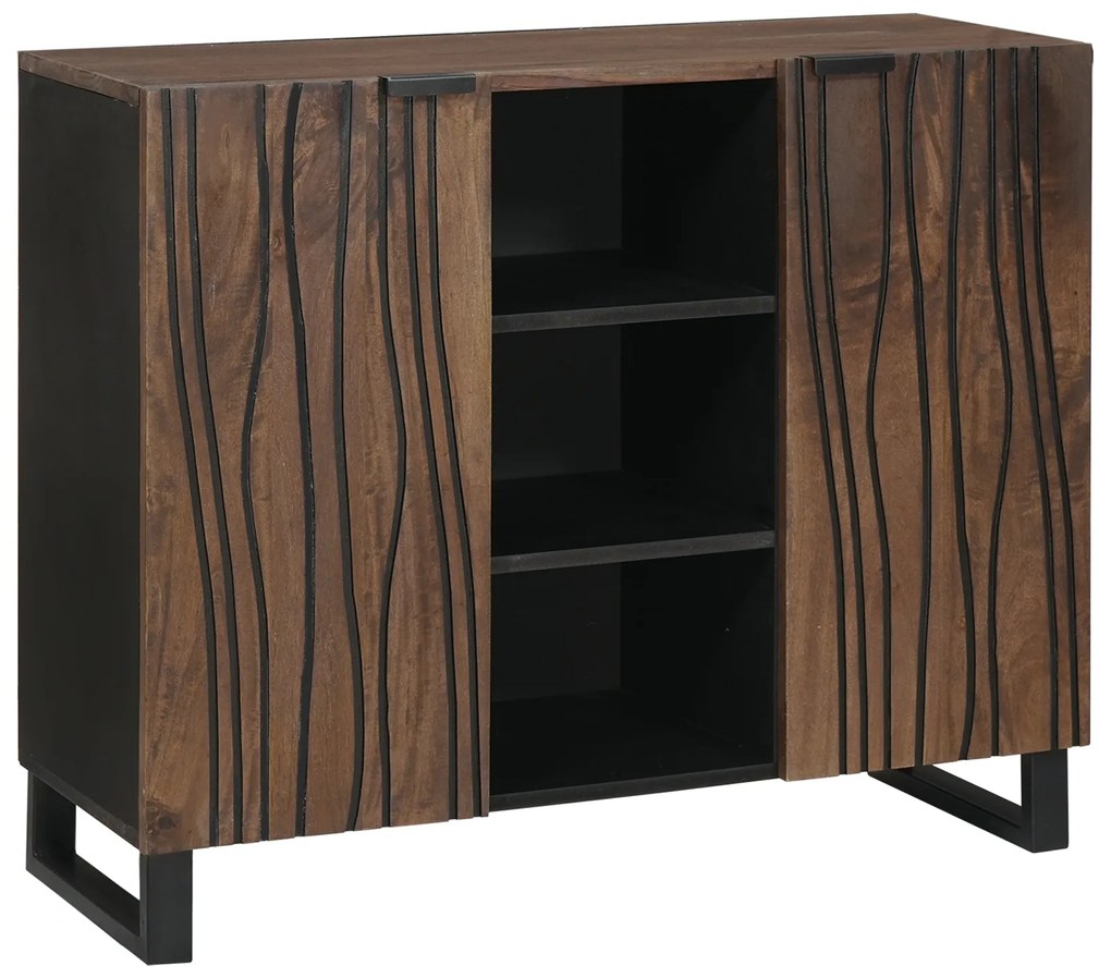 vidaXL Dulap din lemn de mango 90x33.5x75 cm