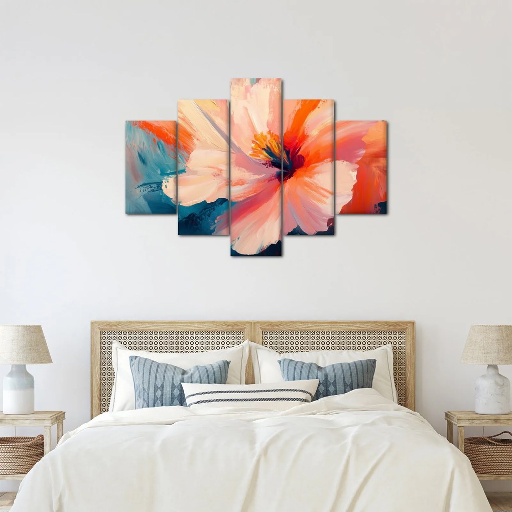 Tablou - Floare pictată (150x105 cm)