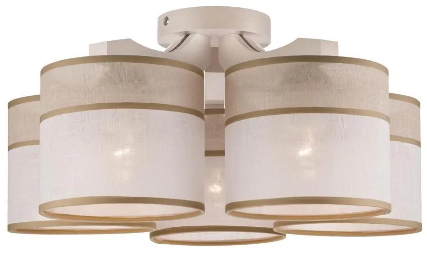 Lustr ANDREA 5xE27/60W/230V, montaj plafon, finisaj fag