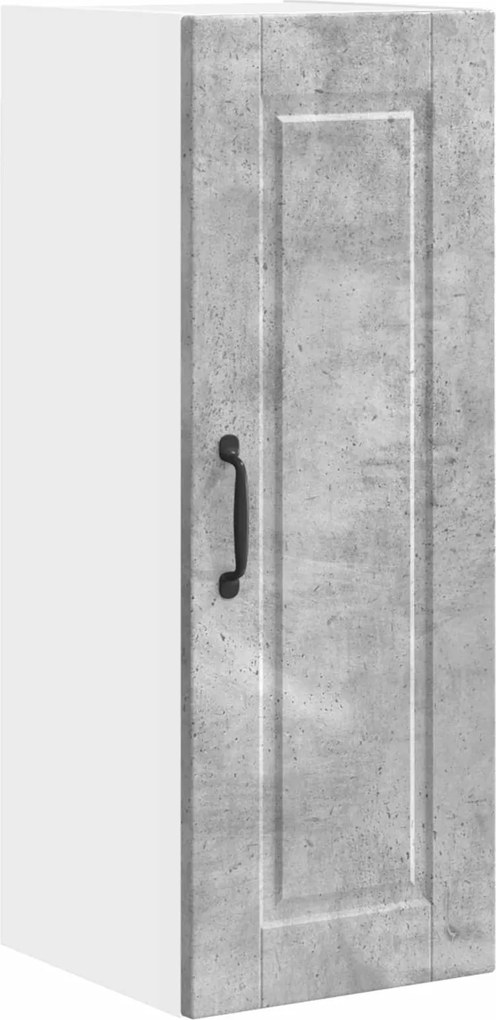vidaXL Dulap de bucătărie Gri din beton 30 x 31 x 80 cm Lemn compozit