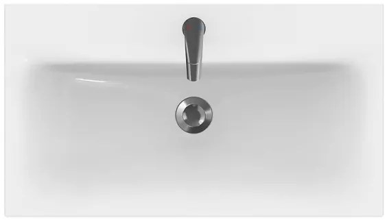 Lavoar încastrat Cersanit K116-013 MODUO 45x80 cm ceramică/alb lucios