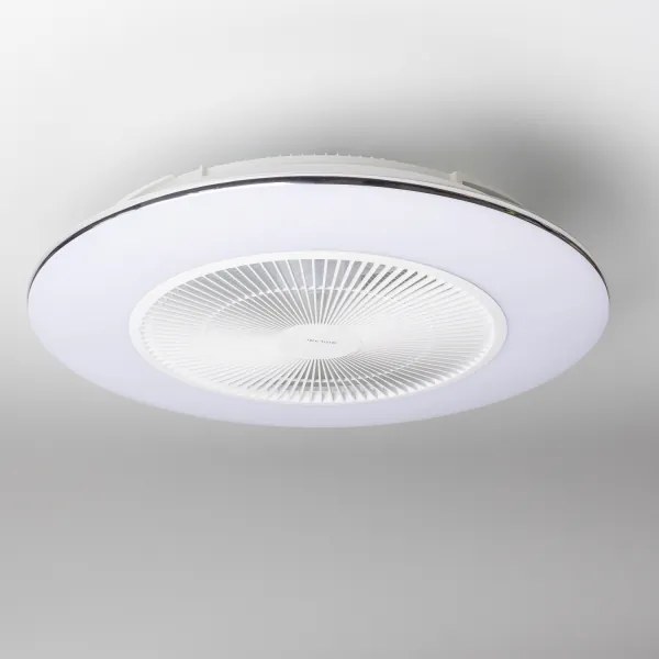 Plafonieră LED dimabilă cu ventilator Brilagi AURA LED/38W/230V alb + telecomandă
