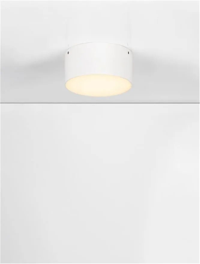 Plafoniera LED pentru iluminat exterior IP65 JUDI D-12cm alb