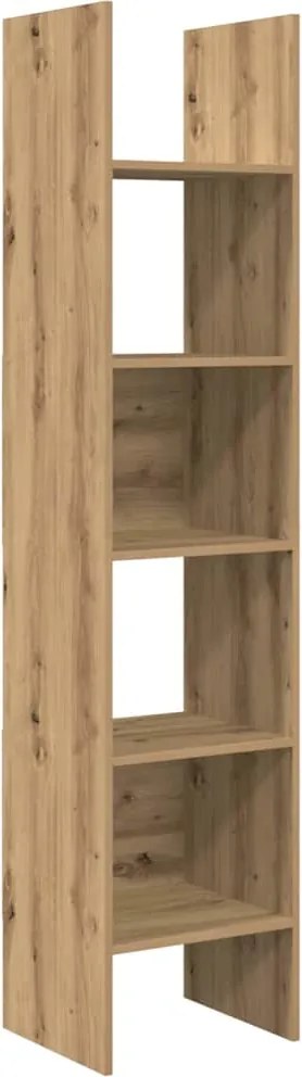 vidaXL Dulap pentru cărți Stejar Artizanal 40 x 35 x 180 cm