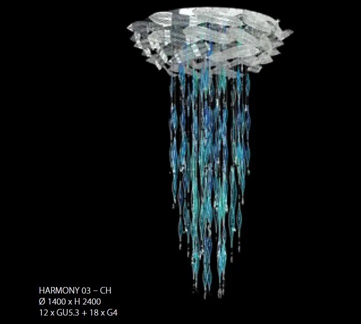 Lustra moderna Vision design LUX Cristal Bohemia Exclusive HARMONY 03