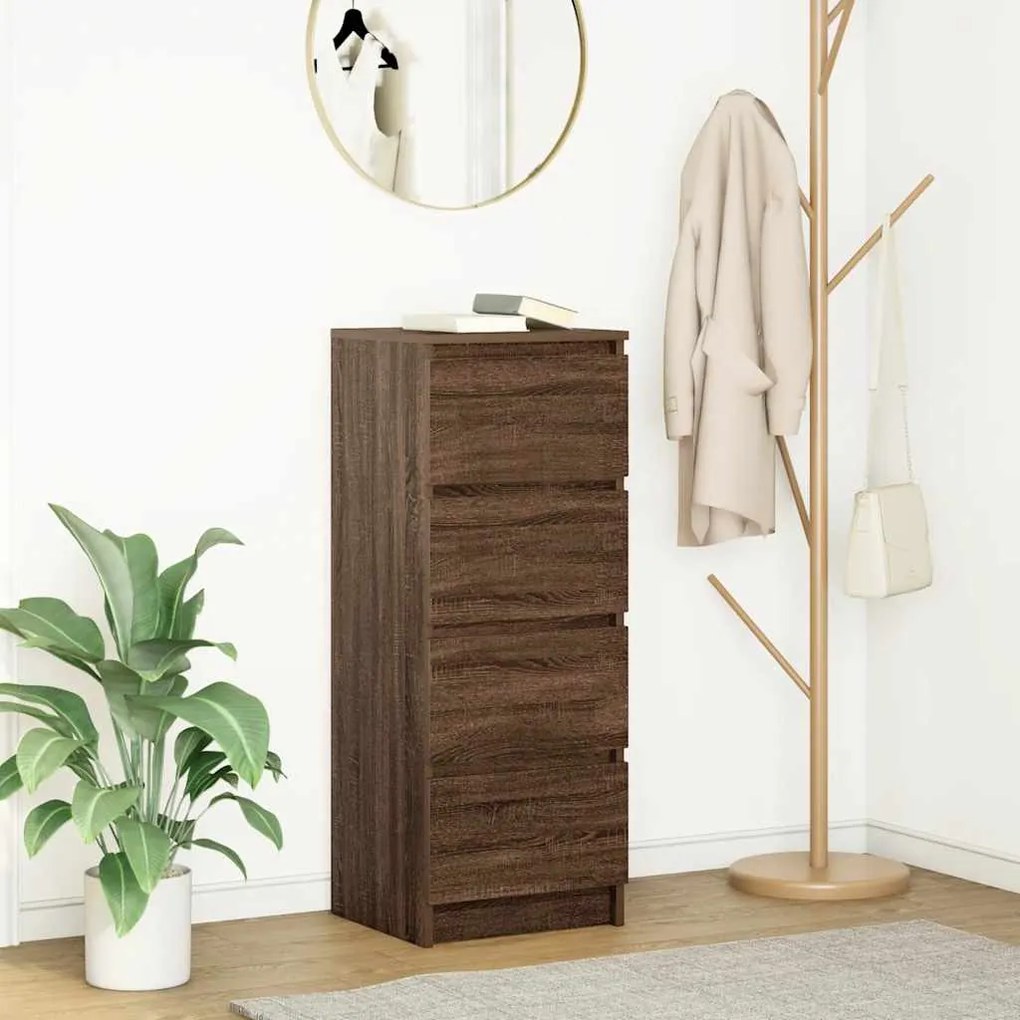 vidaXL Bufetă Stejar maro 37,5x35x99 cm Lemn prelucrat