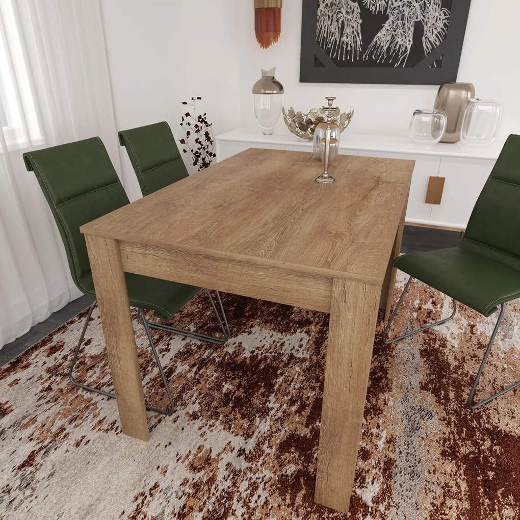 Masă de sufragerie Single Caucasian Oak