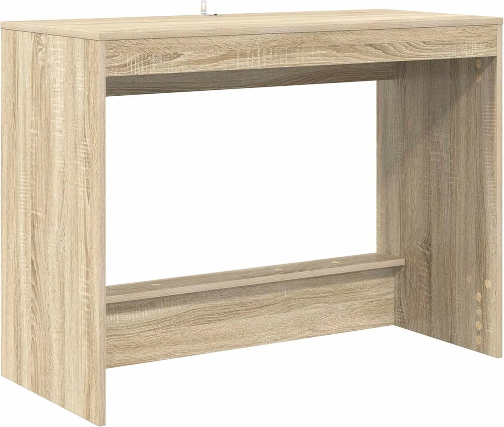 vidaXL Birou pentru pat Stejar Sonoma 100 x 45 x 75 cm Lemn compozit