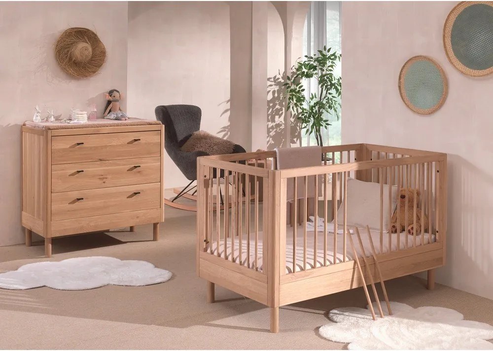 Set de mobilă pentru copii 2 buc. din lemn de stejar Forrest – Vipack