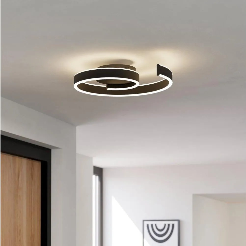 Eglo 901888 -LED Plafonieră dimabilă ANDABAIA-Z LED/37W/230V neagră