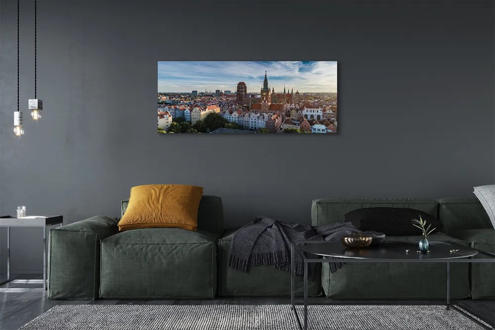 Tablouri canvas Biserica Gdańsk Panorama