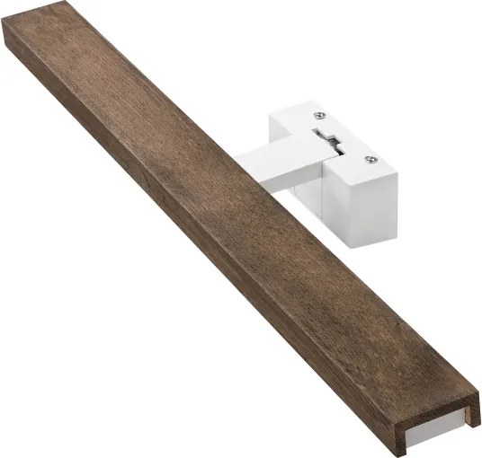 Brilagi-LED Iluminare pentru oglindă de baie WOODY MIRROR 3în1 LED/12W/230V 60 cm IP44 alb/stejar
