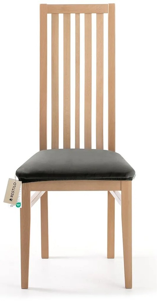 Restilo Husă elastică pentru scaun Sento griînchis, 40 x 40 + 5 cm