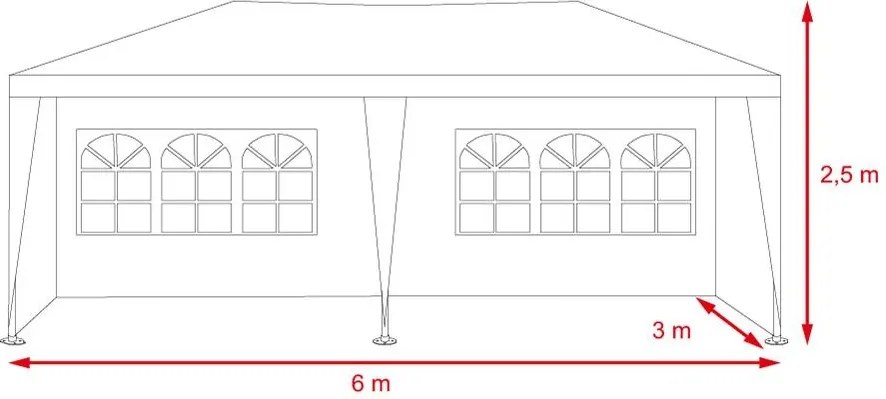 Pavilion de grădină pentru petreceri DALLAS