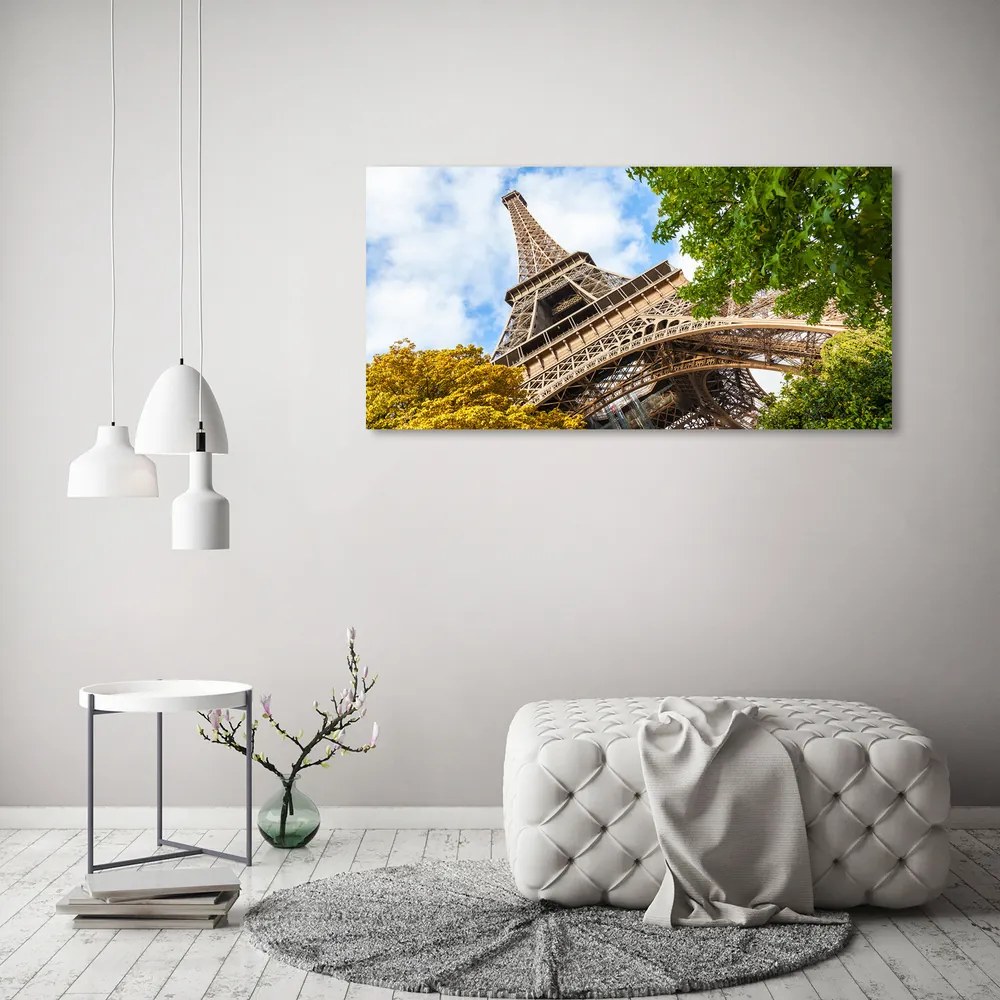 Pictura pe sticlă acrilică Turnul eiffel din paris
