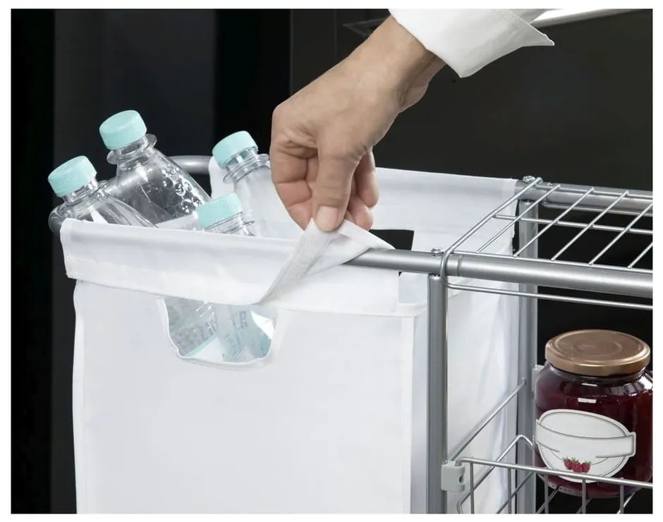 Raft universal cu coș Wenko Slim, 28 l