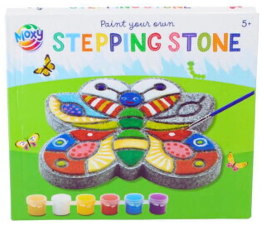 SET PICTURA PE PIATRA - FLUTURAS - MOXY (620016-1)