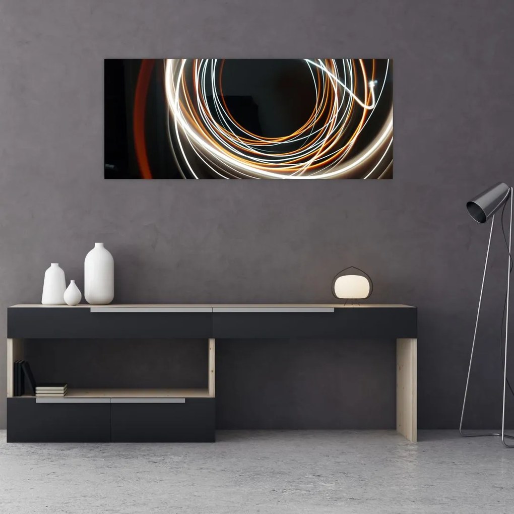 Tablou abstract - linii (120x50 cm), în 40 de alte dimensiuni noi